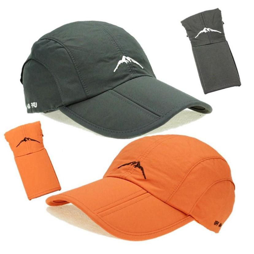 아웃도어 방수 스냅백 - 접이식 휴대용 등산 모자