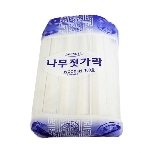 영일 나무젓가락 100P 세트 - 일회용 위생 젓가락