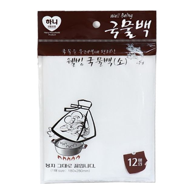 웰빙국물백 (소) 12매 다시백 육수백 (0265) - O