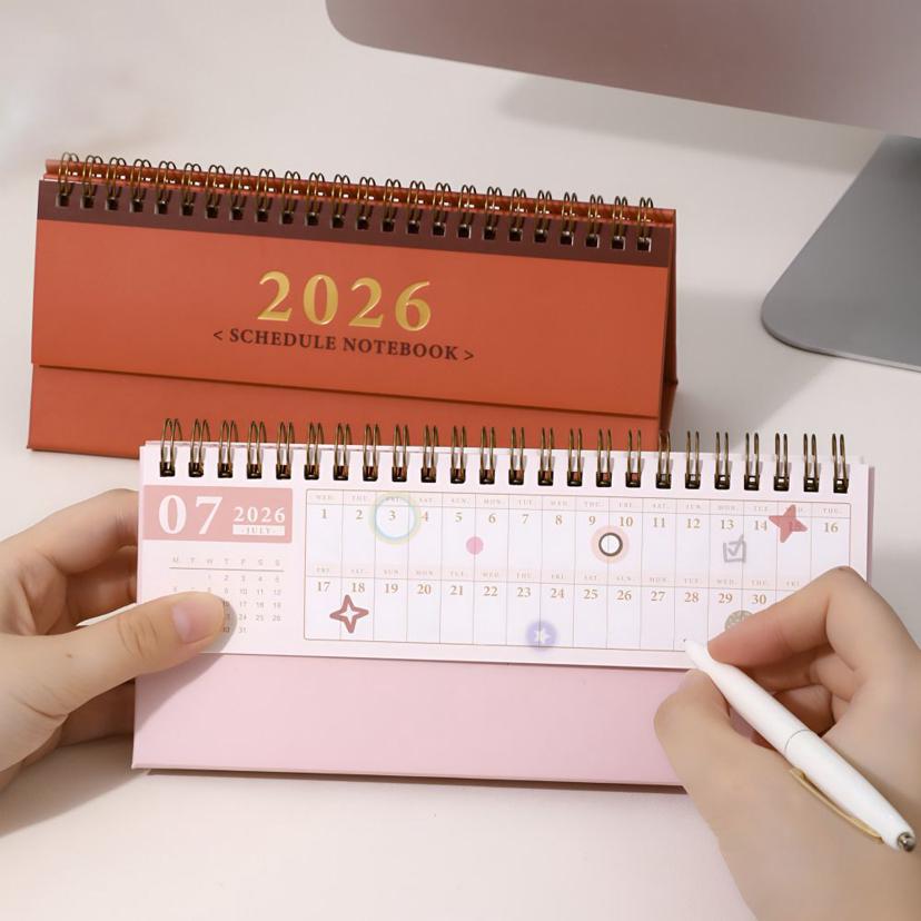 2026년 탁상달력 2025년 10월부터 사용 가능한 책상달력