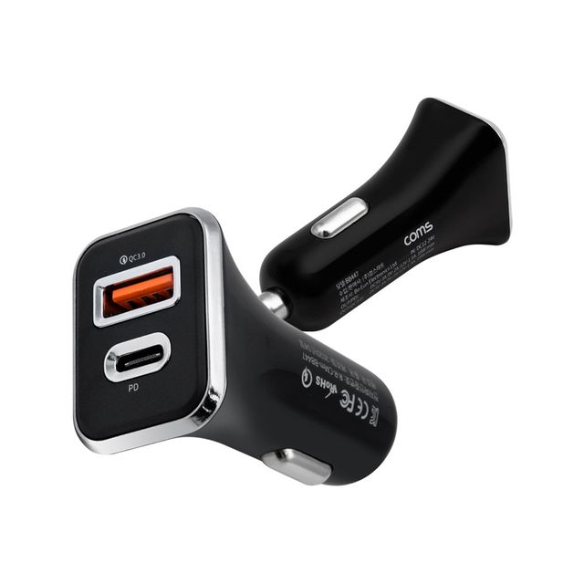 차량용 고속충전기 듀얼USB 시거잭 QC3.0 18W - 빠른 스마트폰 충전