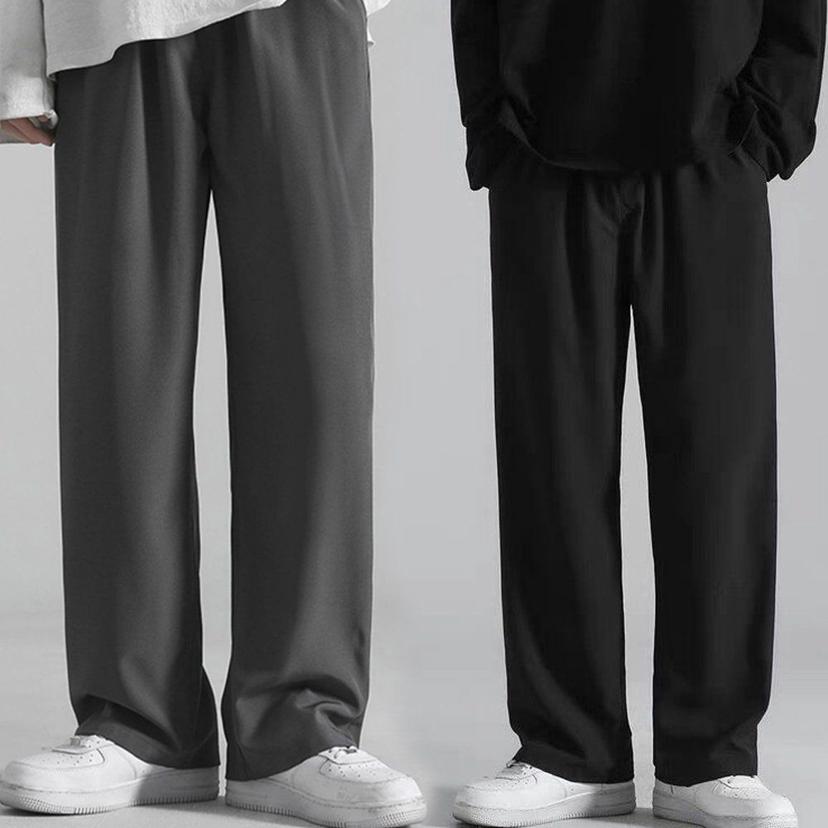 남자 스트릿 캐주얼 와이드 팬츠 여름 데일리 코디 바지