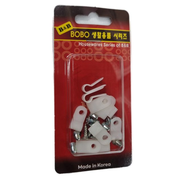 비앤비 케이블 크램프 3N 피스포함 전선 정리 마감