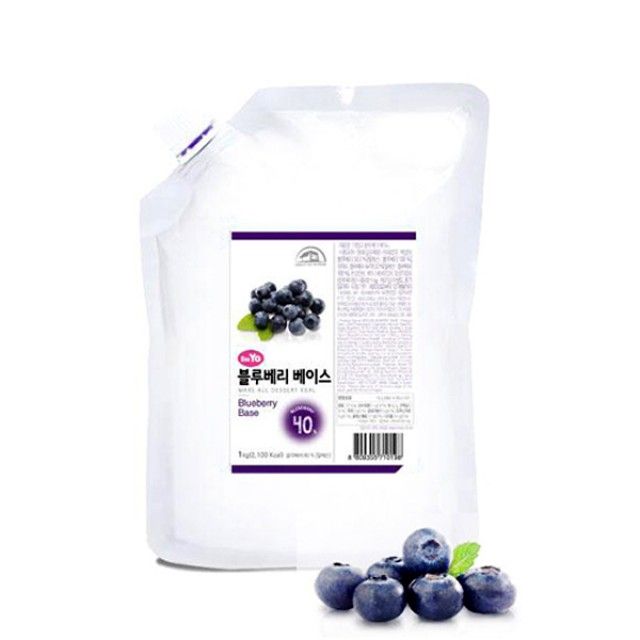아임요 요거에스 블루베리 스무디 베이스 1kg - 카페용