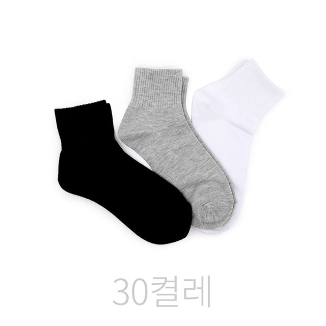 국산 옥스포드 학생숙녀용 단카바양말 30켤레 중목 - 내구성 높은 학교 양말