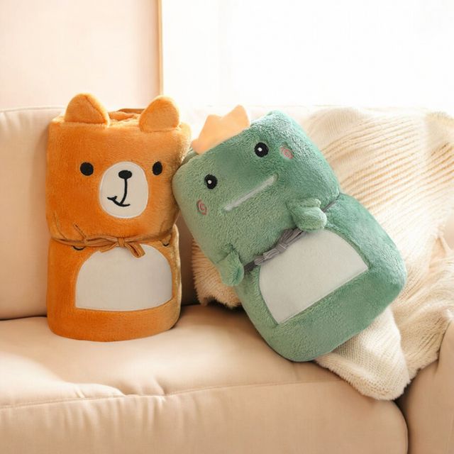 베르 무릎담요 극세사 단추담요 8color - 포근한 겨울 필수템