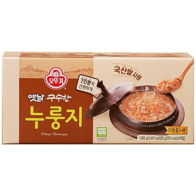 오뚜기 옛날 구수한 누룽지 60g 18개입 간편식