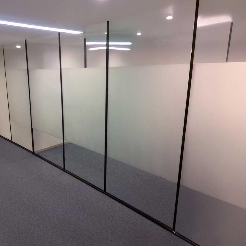 대형 창문용 무점착 안개 필름 100x300cm 시트지