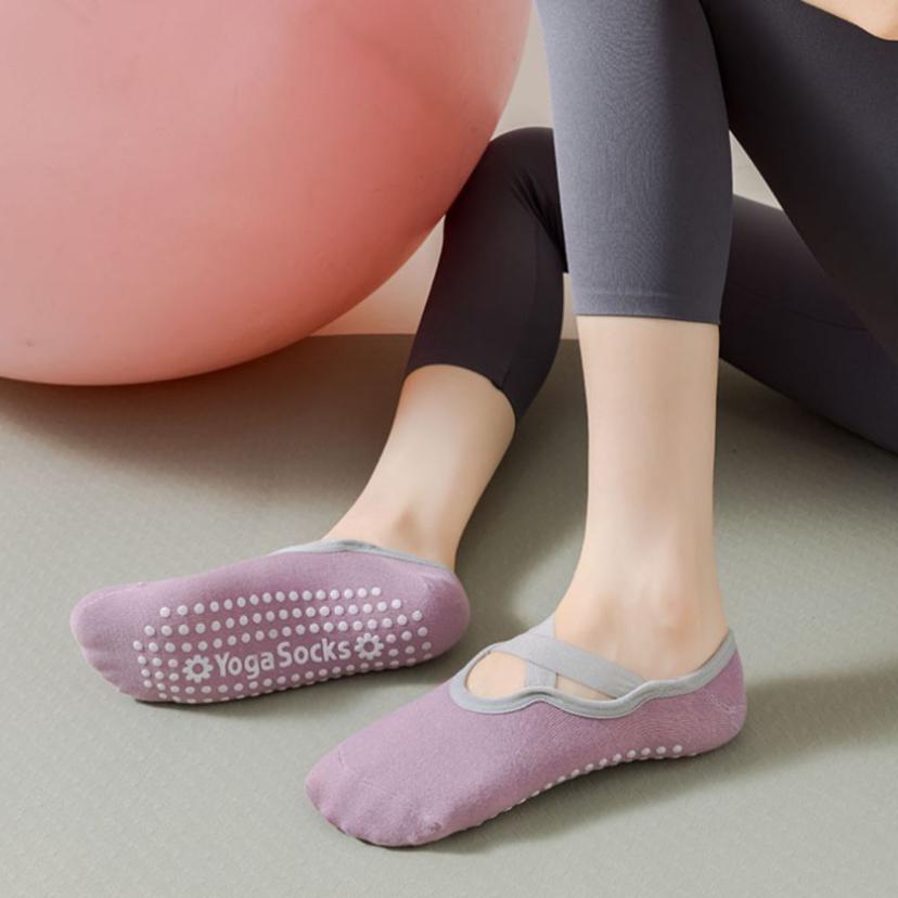 보리별 크로스 밴딩 요가 양말 필라테스 논슬립 삭스