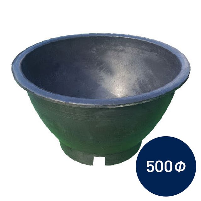 블루베리 고무 화분 500파이 - 튼튼한 식물 재배용 고무 화분
