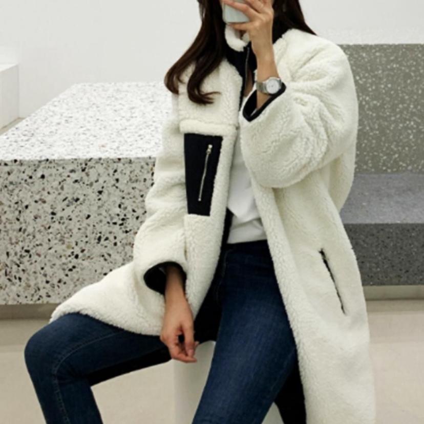 남성 양면 코트 뽀글이 롱자켓 | 롱코트 점퍼 아우터