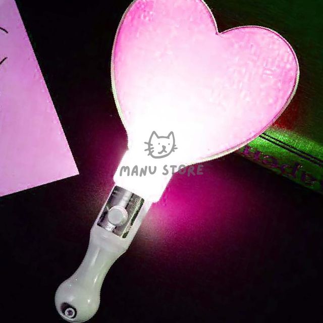 체육대회 LED야광봉, 핑크색 하트 야광봉 응원용품