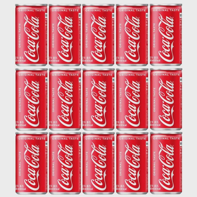 코카콜라 190ml 15캔 미니캔 탄산음료 세트