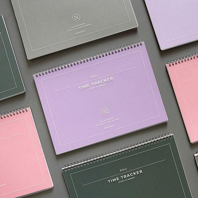 만년형 타임트랙커 스터디플래너 주간 학습계획표 효율적 시간관리