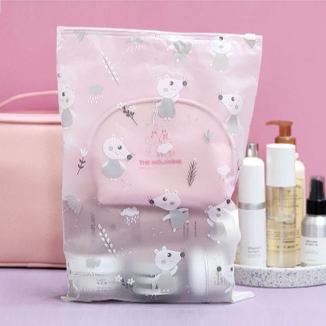 반투명지퍼파우치24x35 컴팩트한 소지품정리