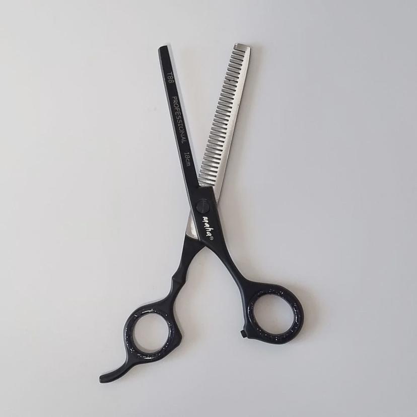 Maha 전문가용 미용 가위 틴닝 숱가위 18cm 31날