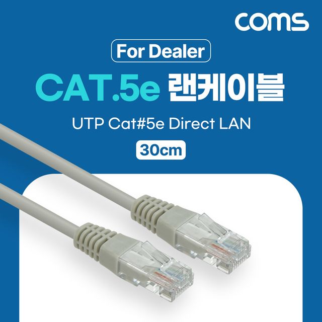 CAT5e UTP 다이렉트 랜 케이블 30cm Direct LAN 네트워크 연결