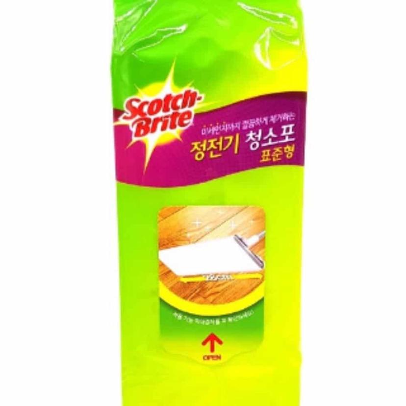 막대 걸레용 정전기 청소포 60매 먼지 흡착 리필