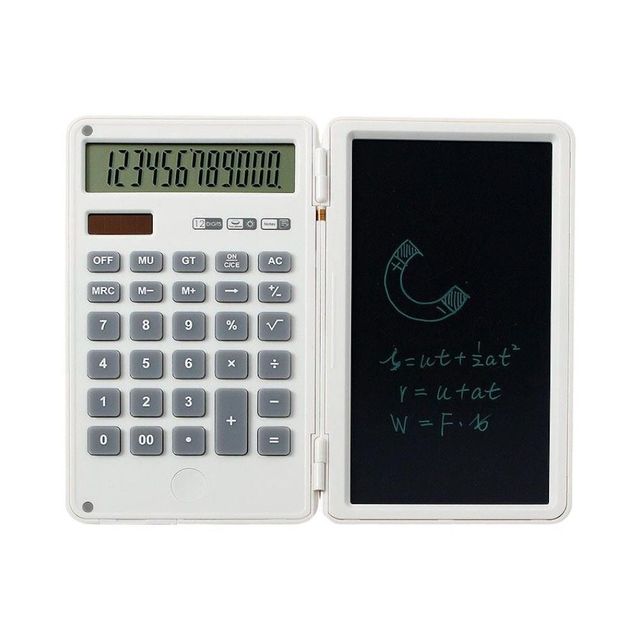 전자 메모패드 계산기 (화이트)