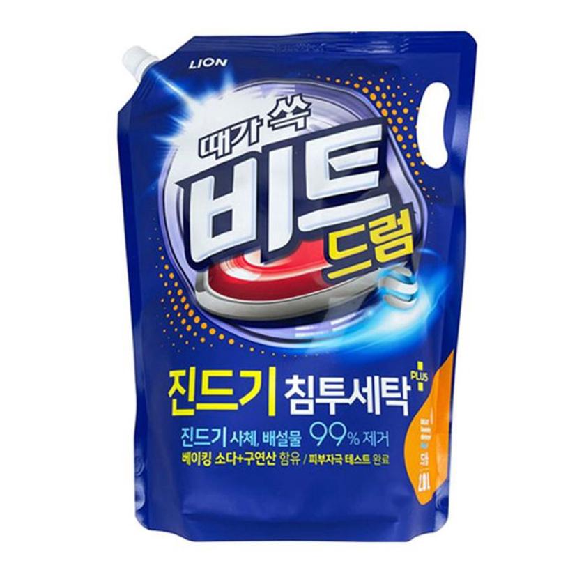 비트 액체 세제 드럼용 리필 2L | 강력 세척 세탁 세제