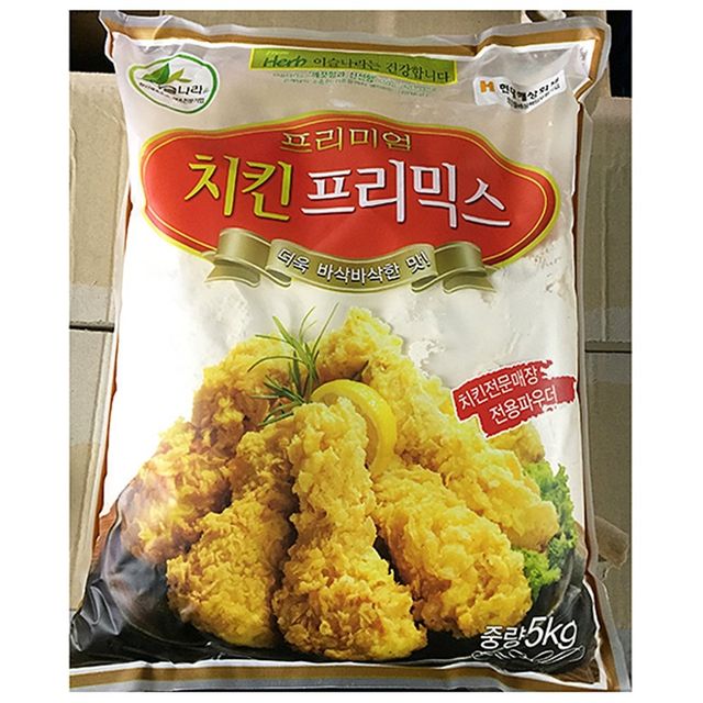 치킨 파우더 이슬 5kg 식당용 튀김 가루 분말 식당