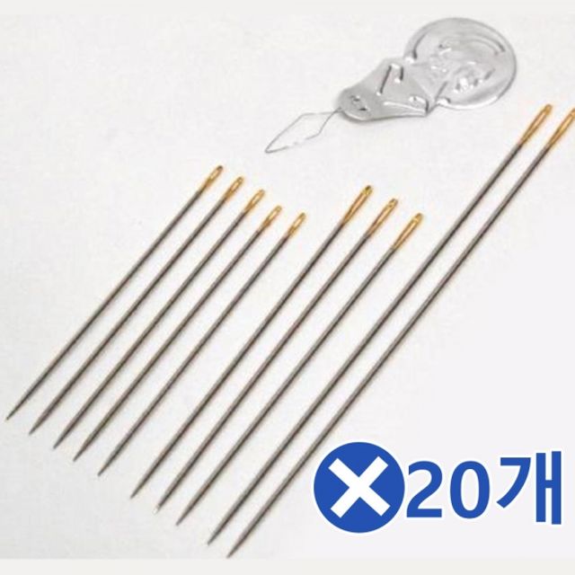 10P 바늘세트 x20팩 - 가죽공예 및 미싱용 바늘 세트