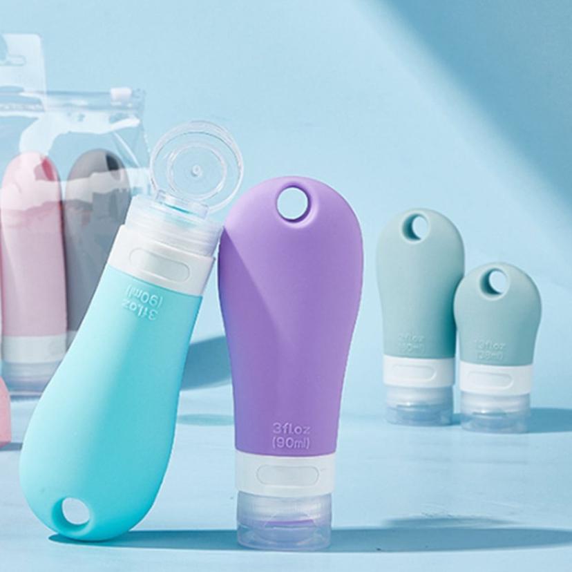 로션통 60ml 실리콘 고리형 공병 화장품 소분 용기