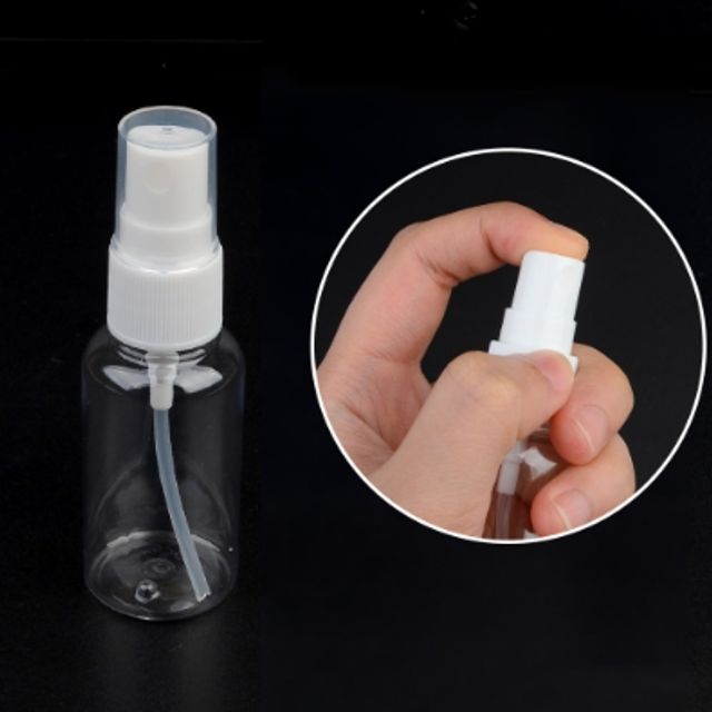 미니 스프레이형 화장품 공병 35ml - 휴대용 투명 용기