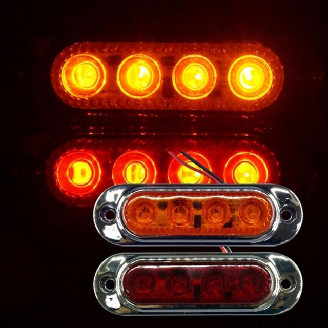 24V 차량용 사이드램프 4LED 차폭등, 모토피아 방향지시등
