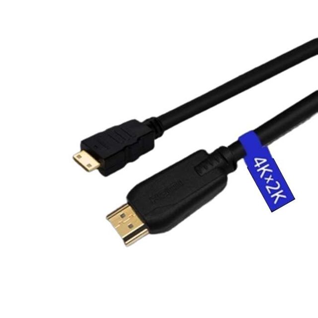 HDMI to Mini HDMI 2.0 기본형 골드 케이블 1M - 컴팩트한 짧은 거리 연결 솔루션
