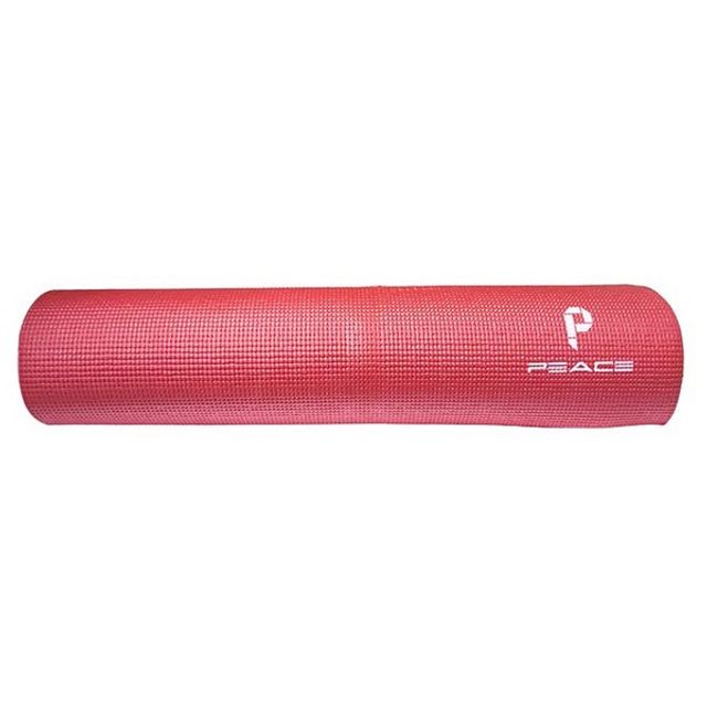 요가매트 PVC 6mm 레드 PYG320-04 피스 - 미끄럼방지 홈트레이닝 필수