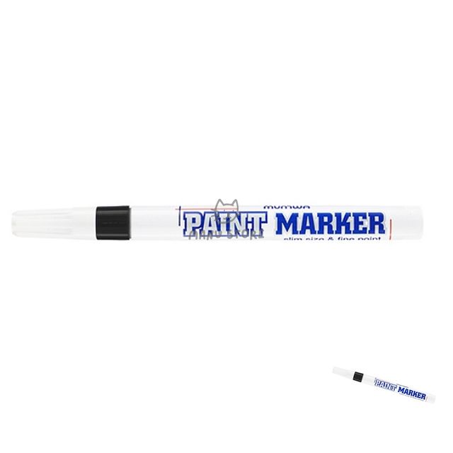 유성매직 선명한펜 페인트마카흑색 3.0mm