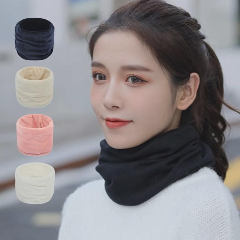 1+1 벨벳 넥워머 겨울 방한 목토시 머플러
