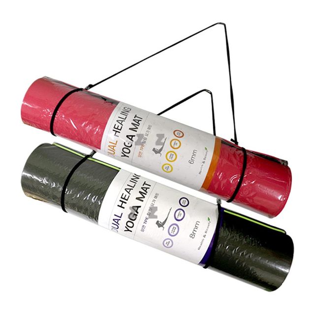 IS-SA 양면 TPE 힐링 요가매트 6mm - 미끄럼방지 쿠션감