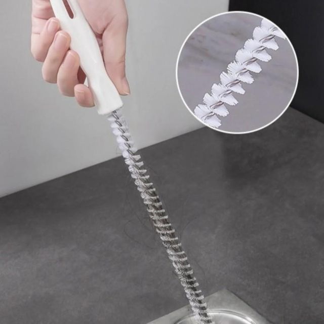 배수구 롱 청소솔 세면대 욕실 와이어 브러쉬 싱크대 화장실