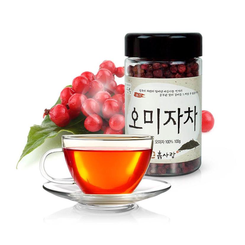 전통차 건 오미자차 100g 5가지 맛의 건강차