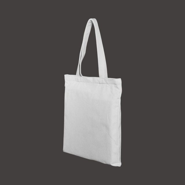 캔버스 포켓 에코백 (화이트 33x36cm)