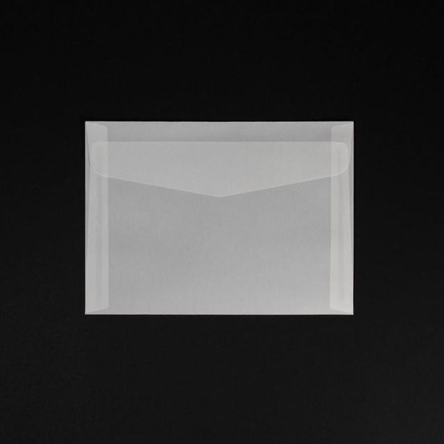 엽서 반투명 트레이싱 봉투 직사각 1매 17.5x12.5cm 초대장