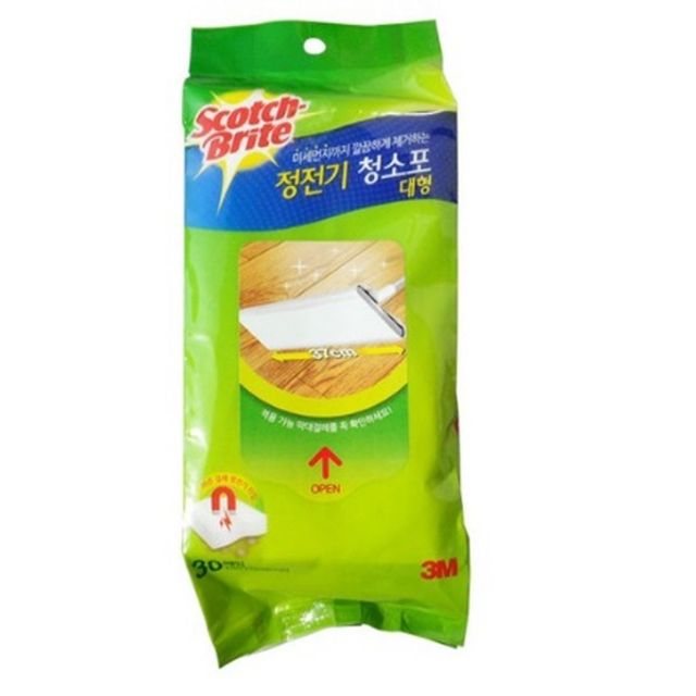 3M 정전기 청소포 대형 리필 30매 스위트키퍼 호환