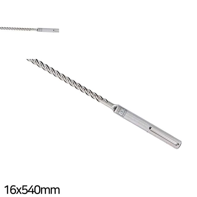 보쉬 8X 4날 햄머드릴비트 16x540mm 해머드릴비트 기리날 목공드릴비트 육각비트