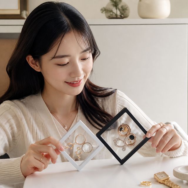 주얼리 정리함 보관함, 반지 목걸이 팔찌 소품 수납 케이스