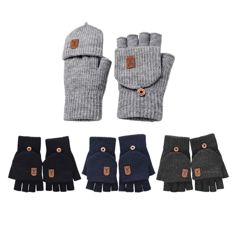 오픈형 손가락 니트 장갑 - 키보드용 반장갑 덮개형