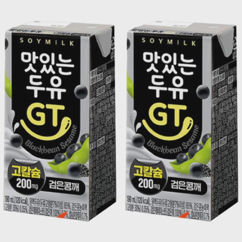 남양유업 맛있는두유 GT 검은콩깨 190ml 24팩 한 박스