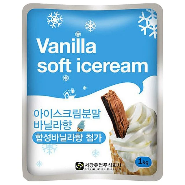 서강 아이스크림 파우더분말 바닐라향 1kg - 홈메이드 디저트 필수 재료