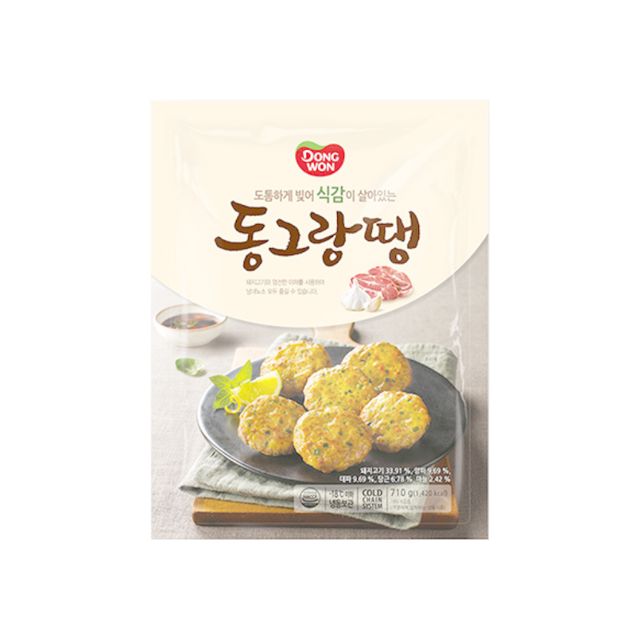 동원 동그랑땡 710g, 냉동 튀김 반찬, 간편 조리