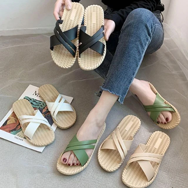 여름 여자 샌들 스트랩 비치 샌들 DS-AL774 편한 신발