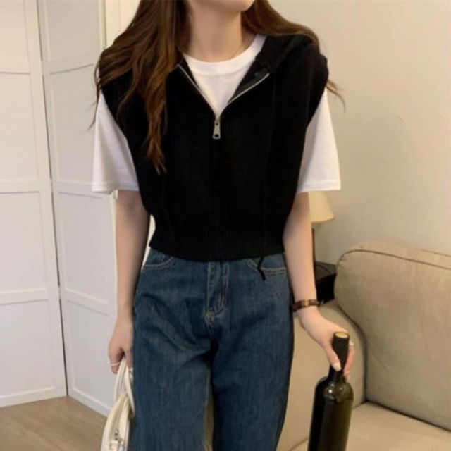집업 정장 베스트 박시핏 겨울 조끼코디 여자베스트