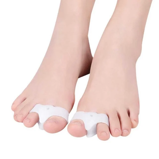 발가락 벌리개 엄지 검지 실리콘 링 지지대 교정기