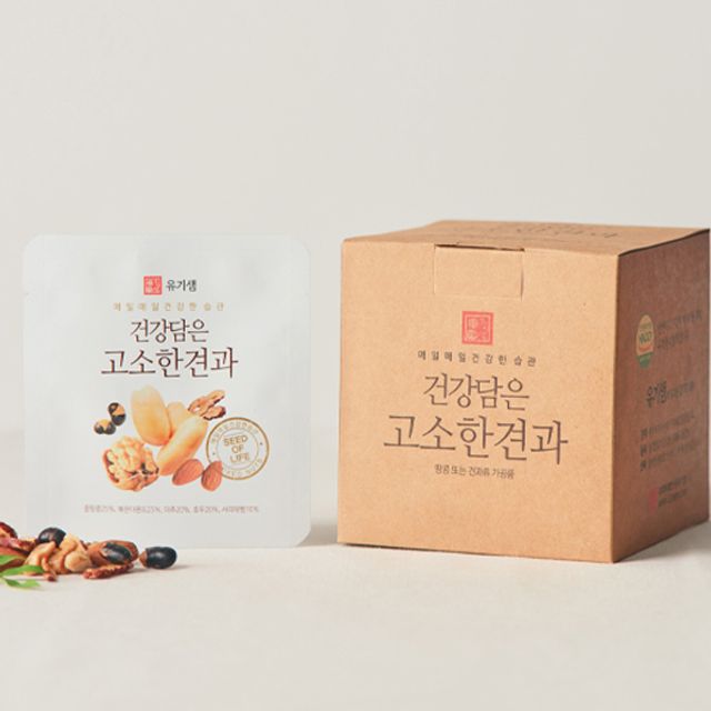 유기샘 하루견과 고소한 견과 7일분 혼합 견과류 세트