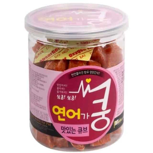 간식 연어큐브 200g 애견식품 강아지간식 강아지음식 강아지간식재료
